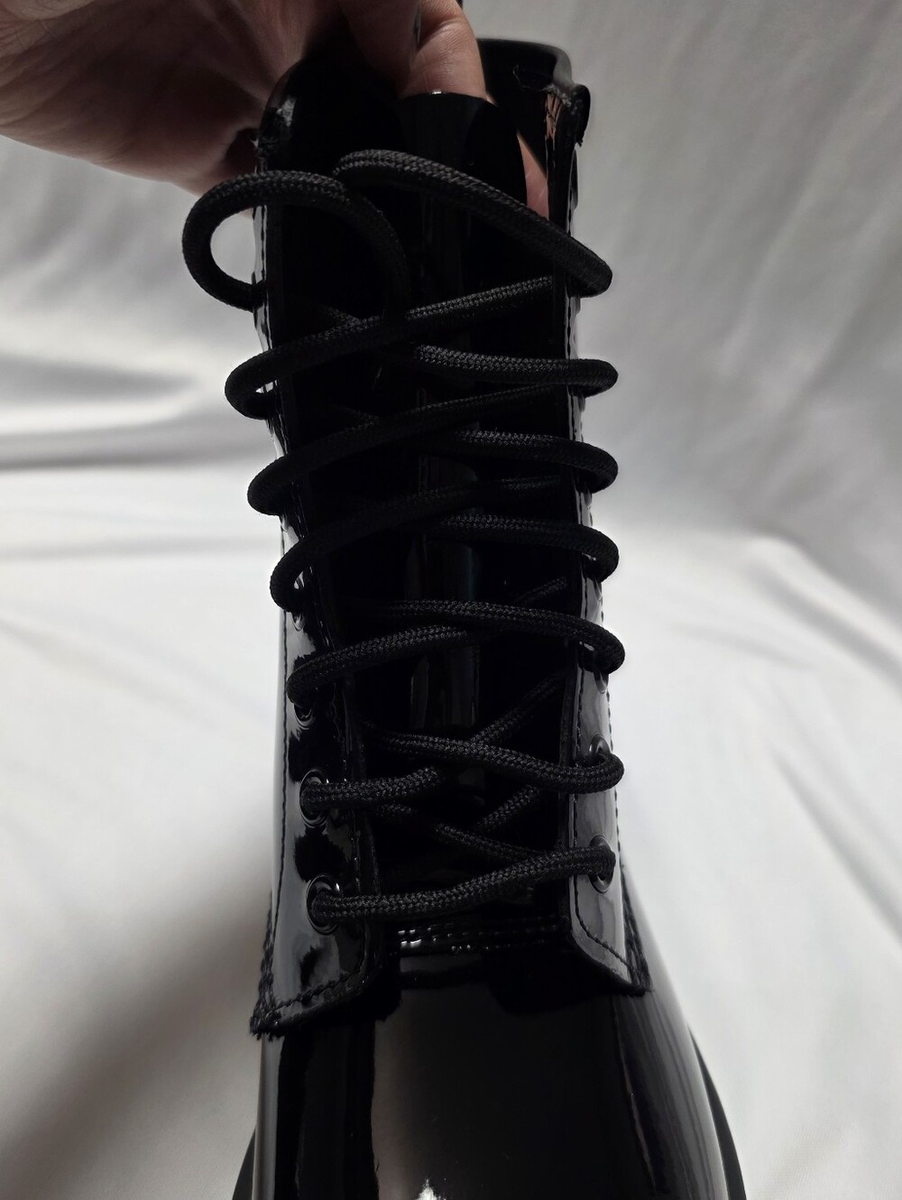 Dr.martens 1460 Patent Leather Boots Size 8 - Picture 7 of 13